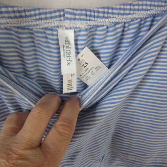 Wild Fable Fitted Knit Pajamas Lounge Tank Shorts 2 Piece Size Small & XS NWT - Picture 5 of 10
